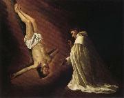 Francisco de Zurbaran Appearance of Saint Peter to Saint Peter of Nolasco oil painting
